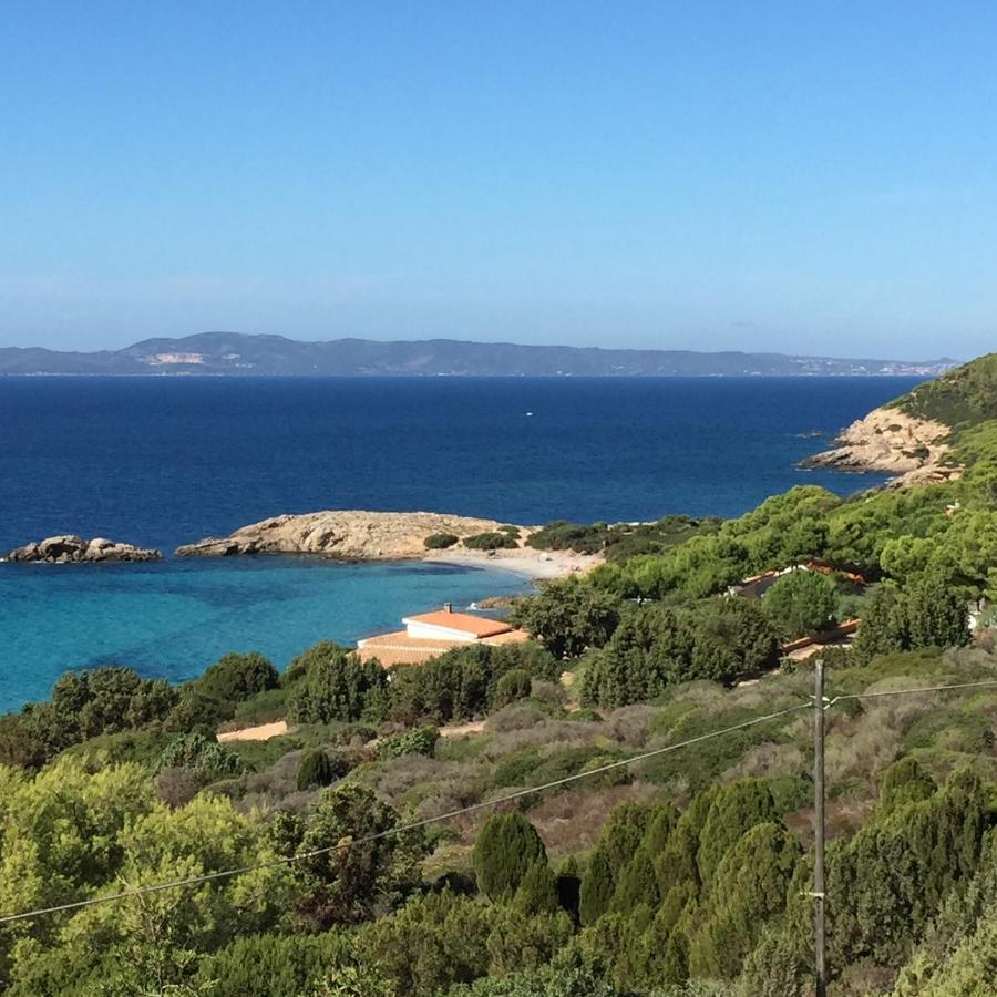 Villa Aquamarina Pavoncella Rossa Porto Pino Eksteriør bilde